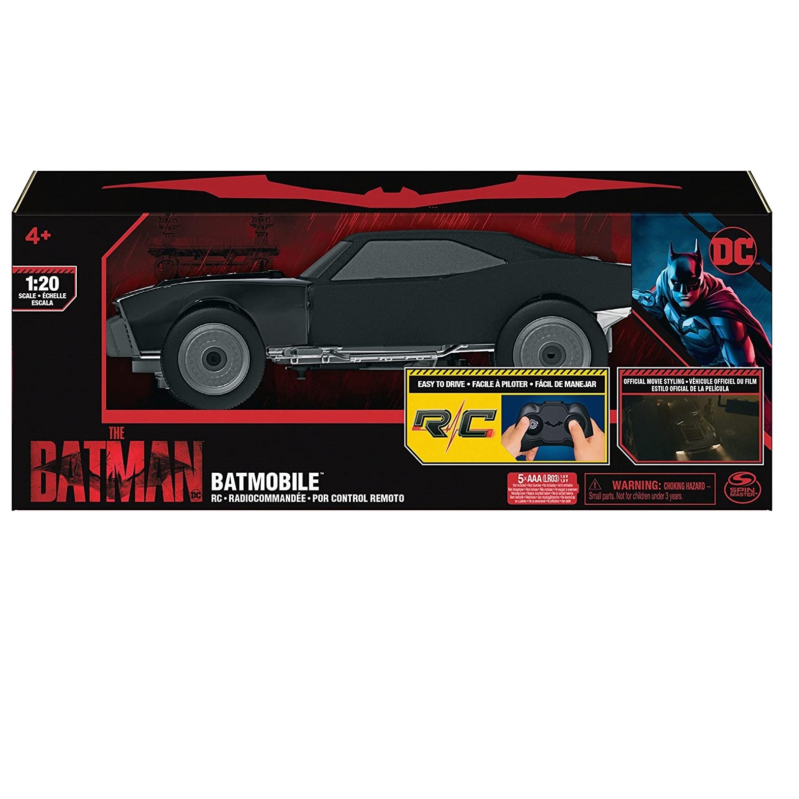 Micles Women's & Children's Clothing DC Comics, The Batman Batmobile Remote  Control Car with Official Batman Movie Styling New Holiday Collection Online