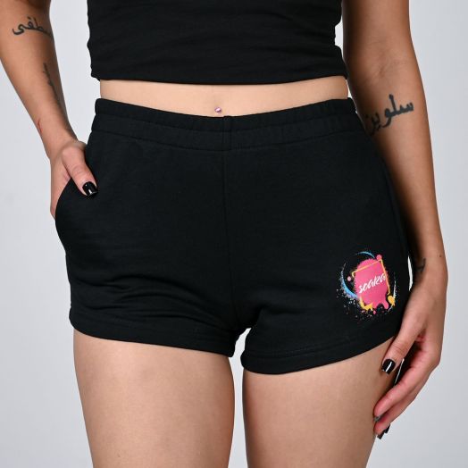 Soaka Women's Shorts With Multi Colour Logo