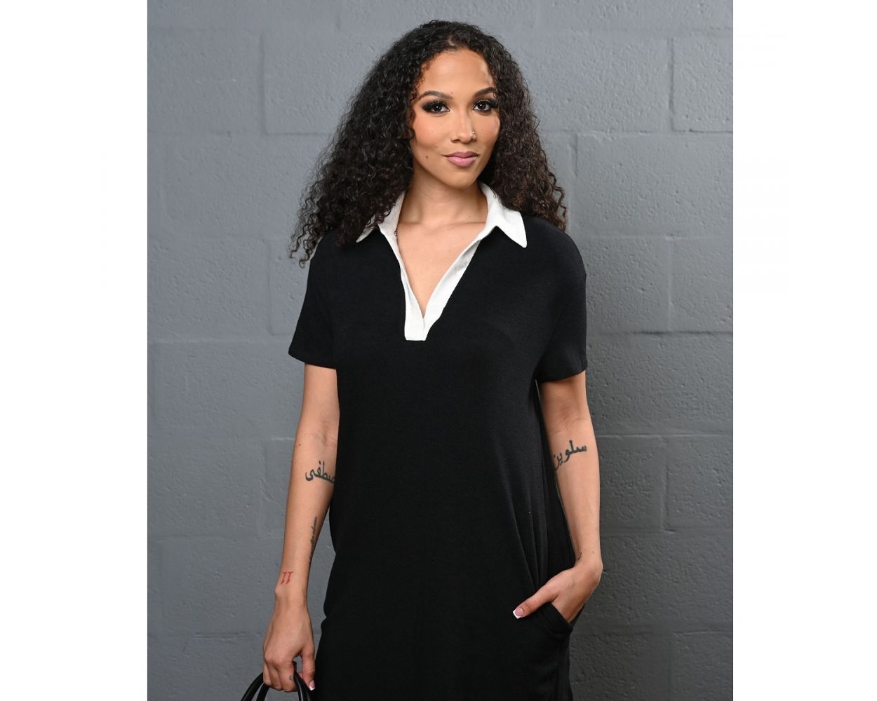 Collared mini dress discount