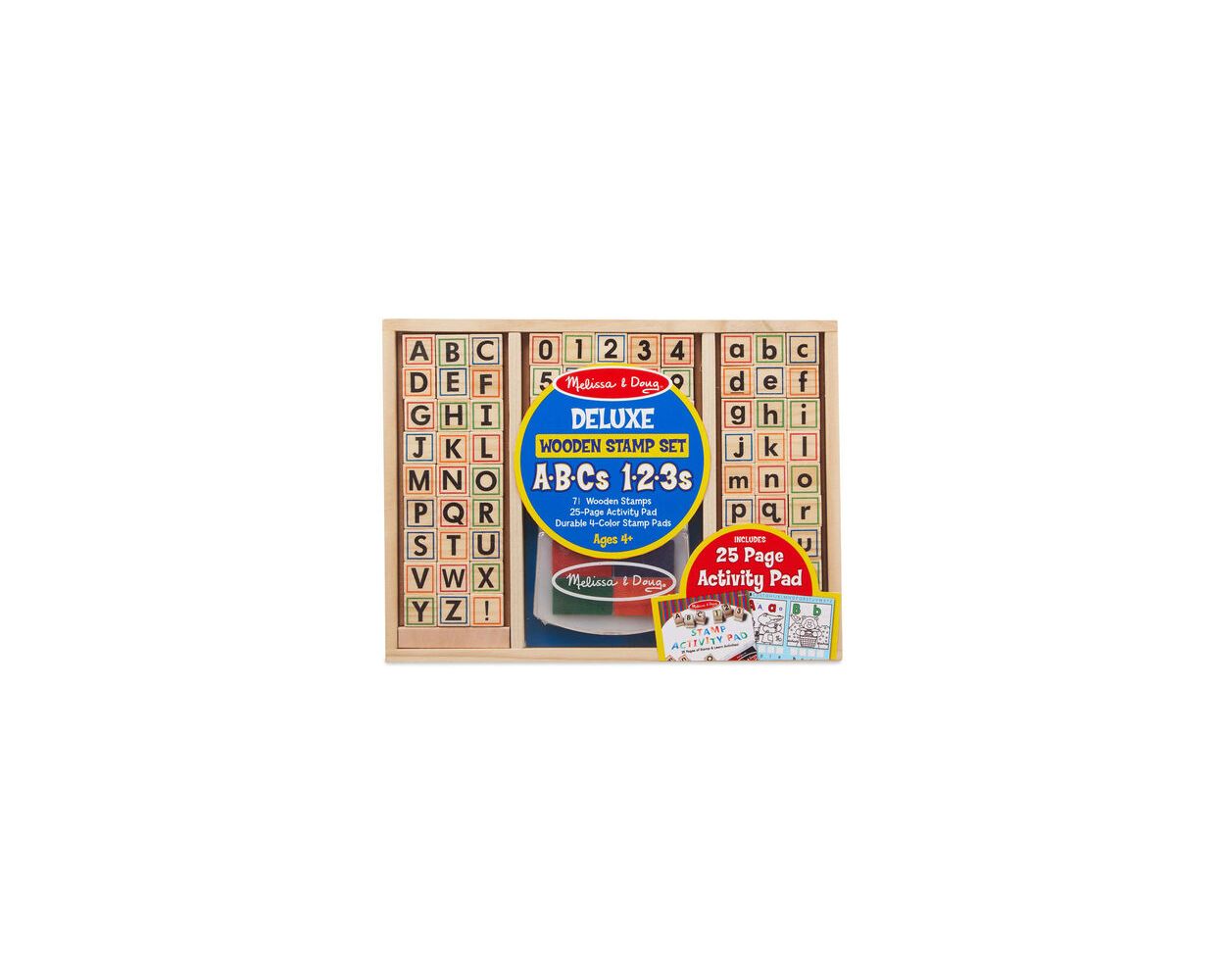 Childrens wooden stamp set cheap