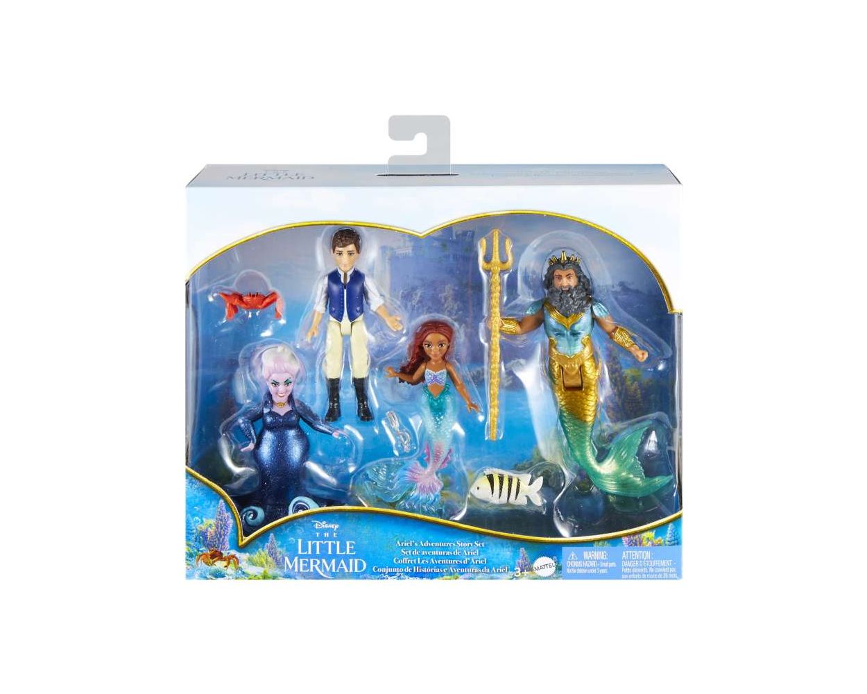 Micles Women s Children s Clothing Disney the Little Mermaid Ariel s Adventures Story Set With 4 Small Dolls And Accessories New Holiday Collection Online
