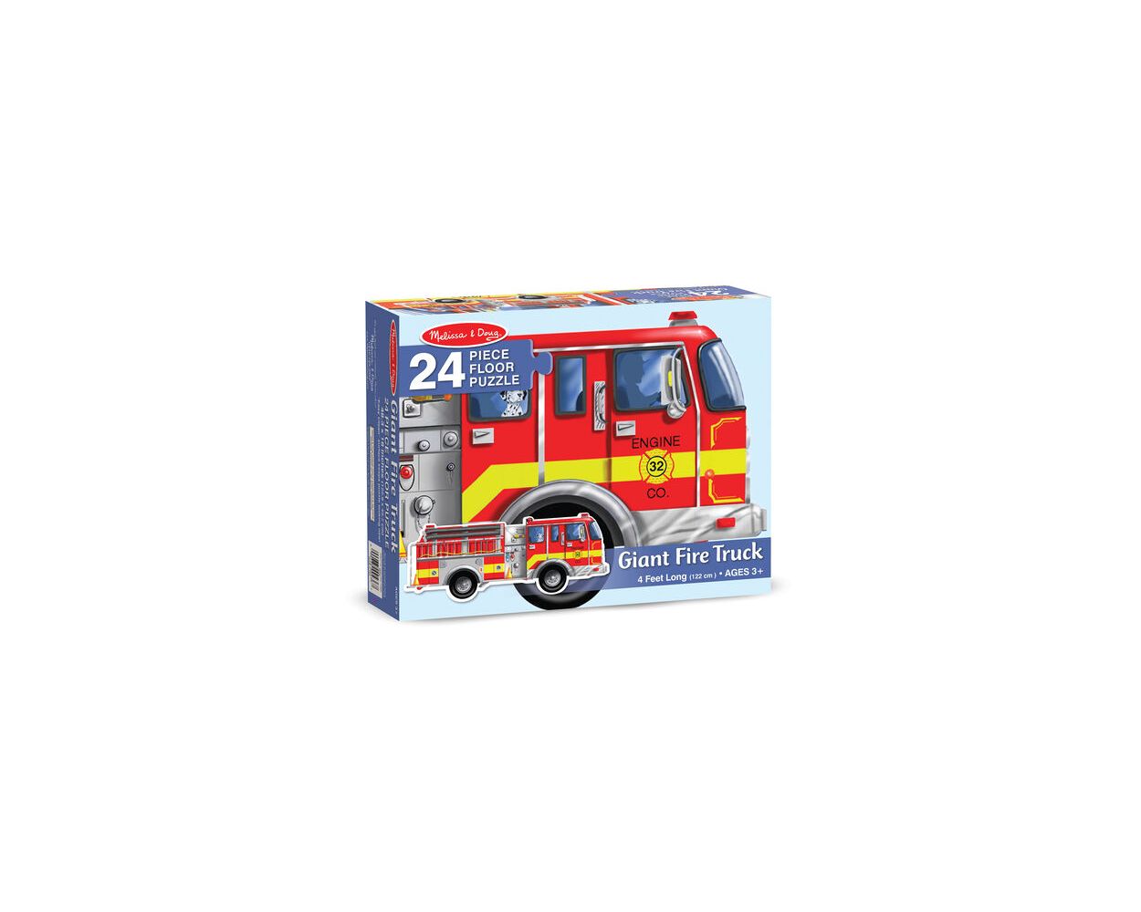 Melissa and doug giant fire truck floor puzzle online