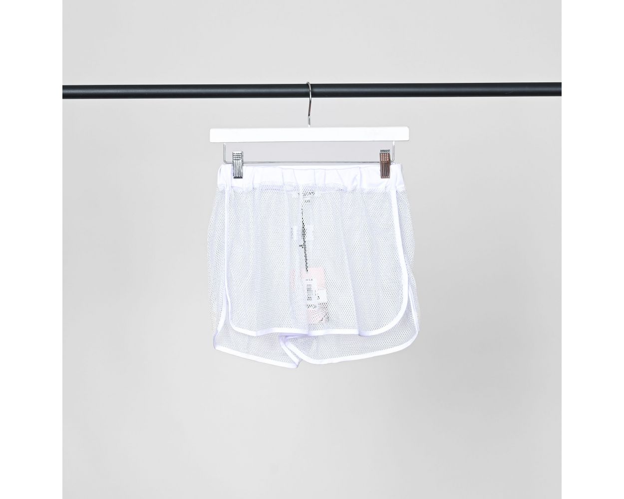 Glitter mesh shorts deals