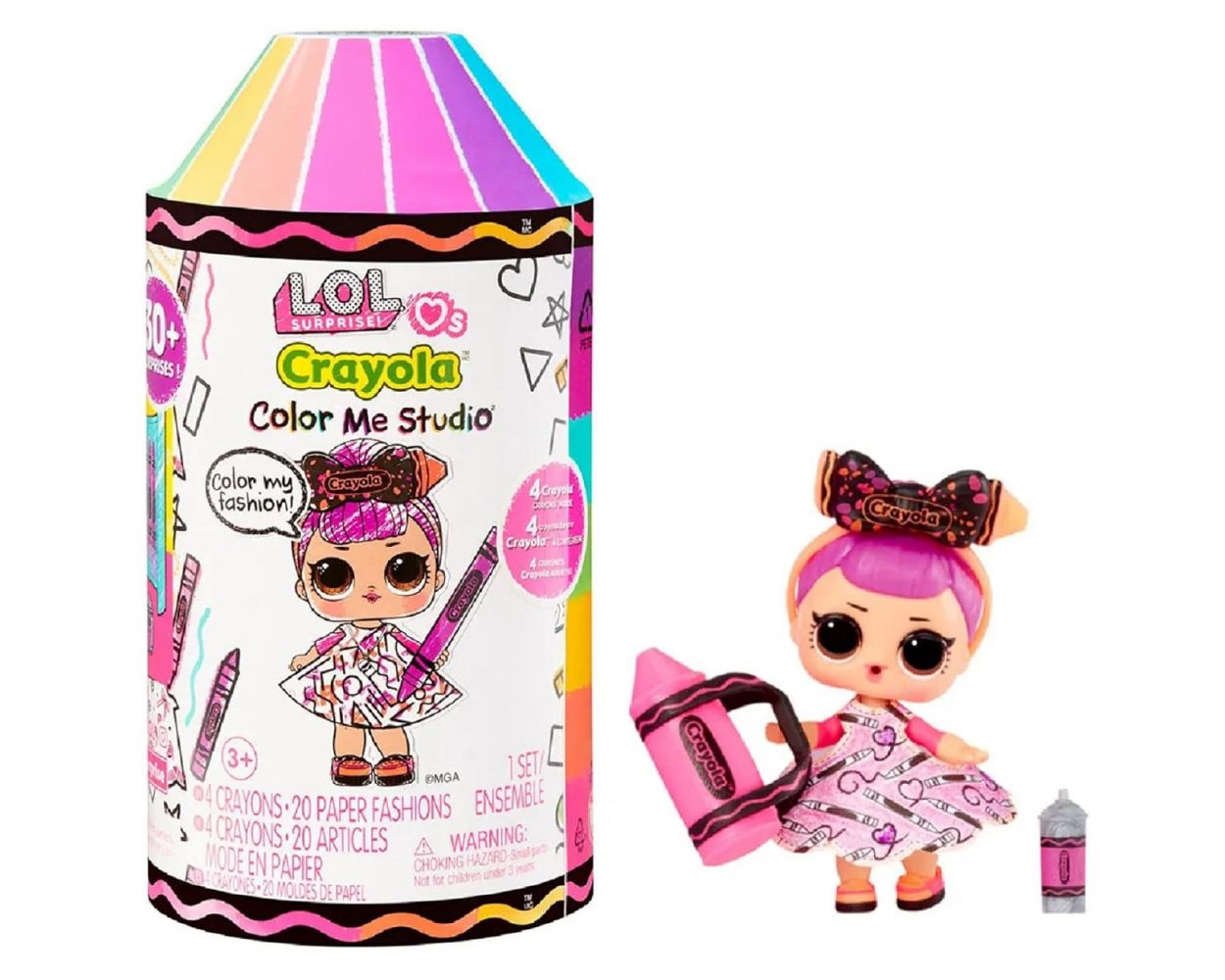 Micles Women s Children s Clothing L.O.L. Surprise LOL Loves Crayola Color Me Studio New Holiday Collection Online