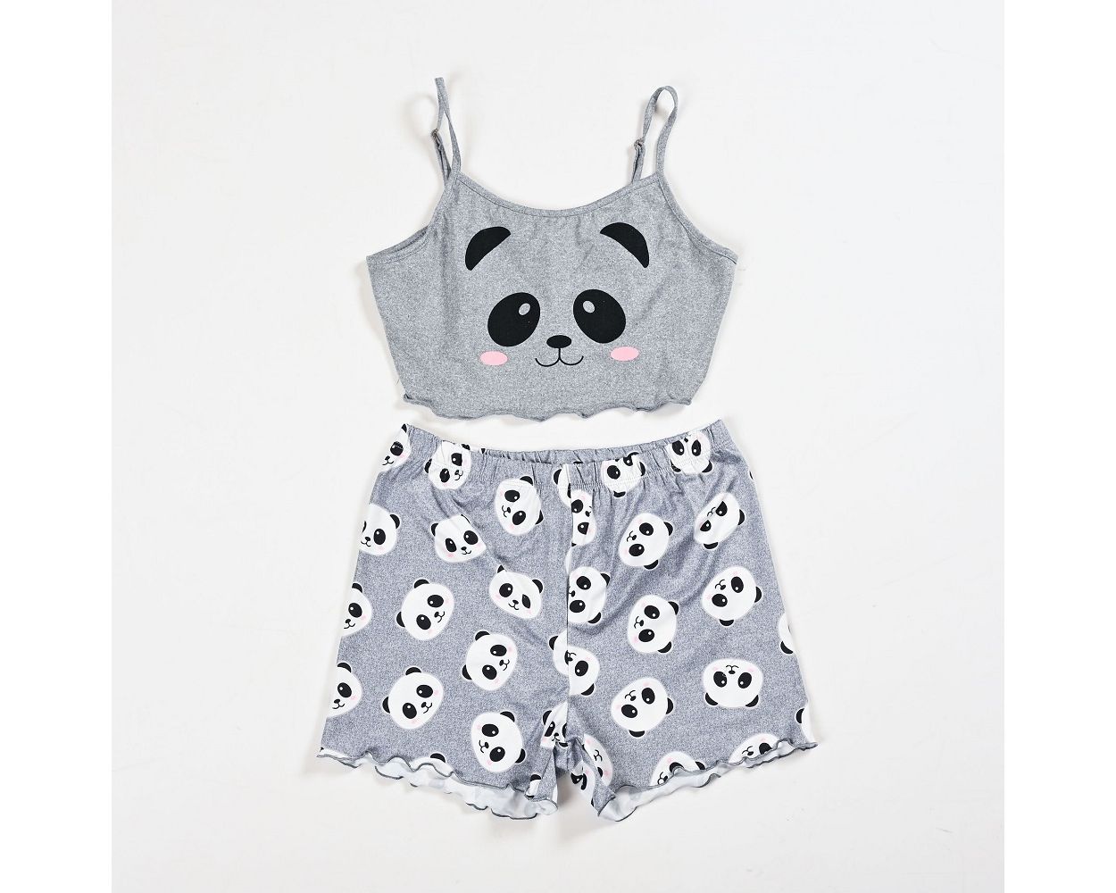 Micles Women s Children s Clothing Panda Short PJs New Holiday Collection Online