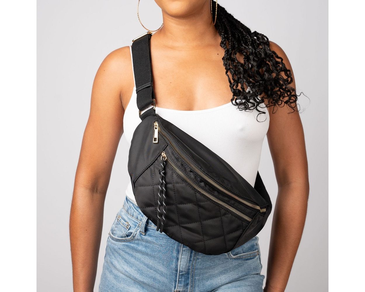Quilted fanny pack hot sale