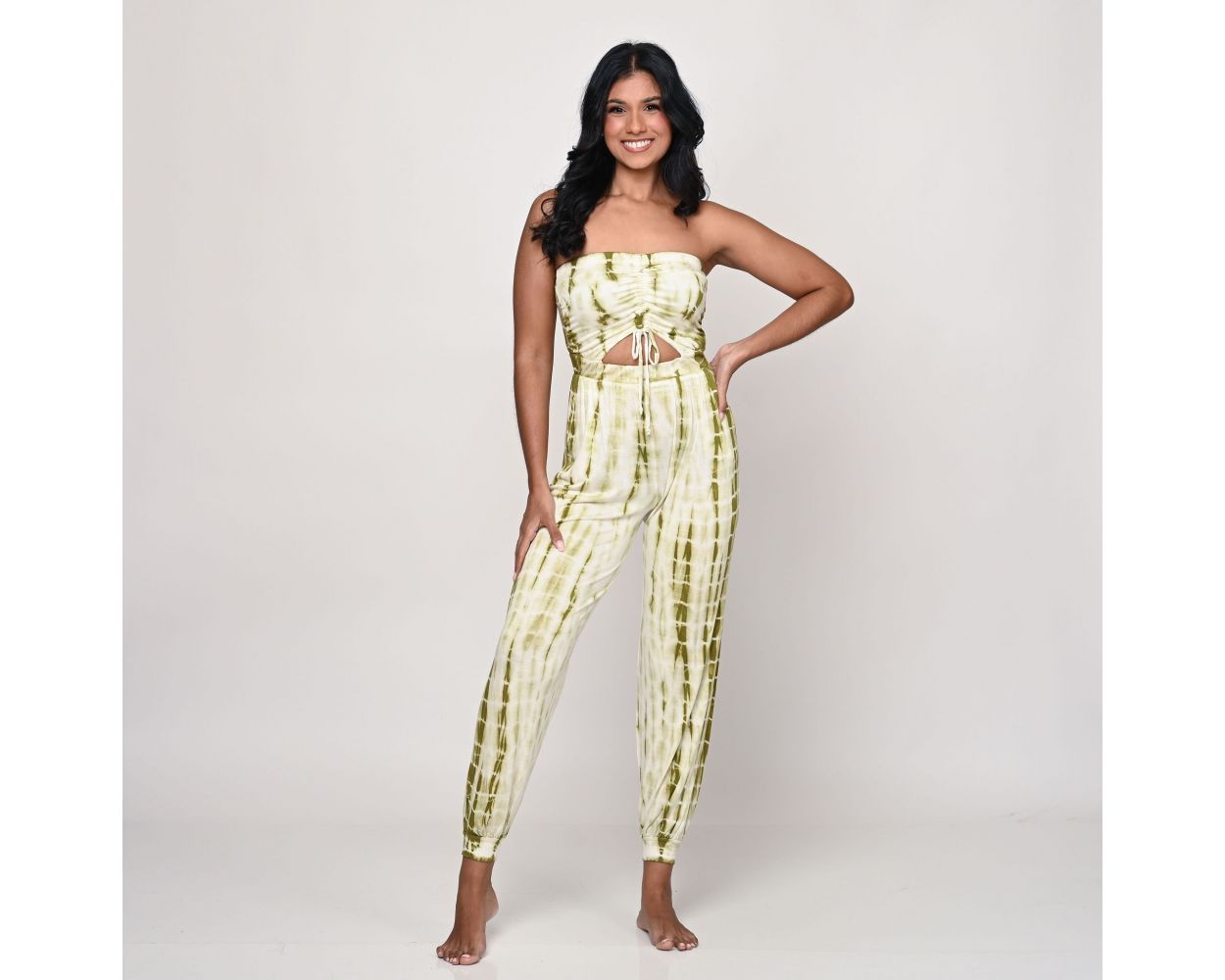 Micles Women s Children s Clothing Tie Dye Strapless Jumpsuit New Holiday Collection Online